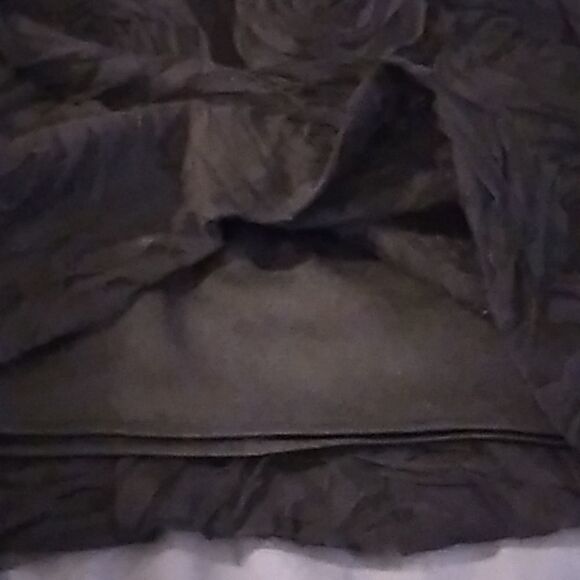 Signature Robbie Bee Black Tulle Rosette Blossoms Dress Size 6 - Picture 8 of 9